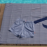 Beach Towel | Classic Stripes Blue
